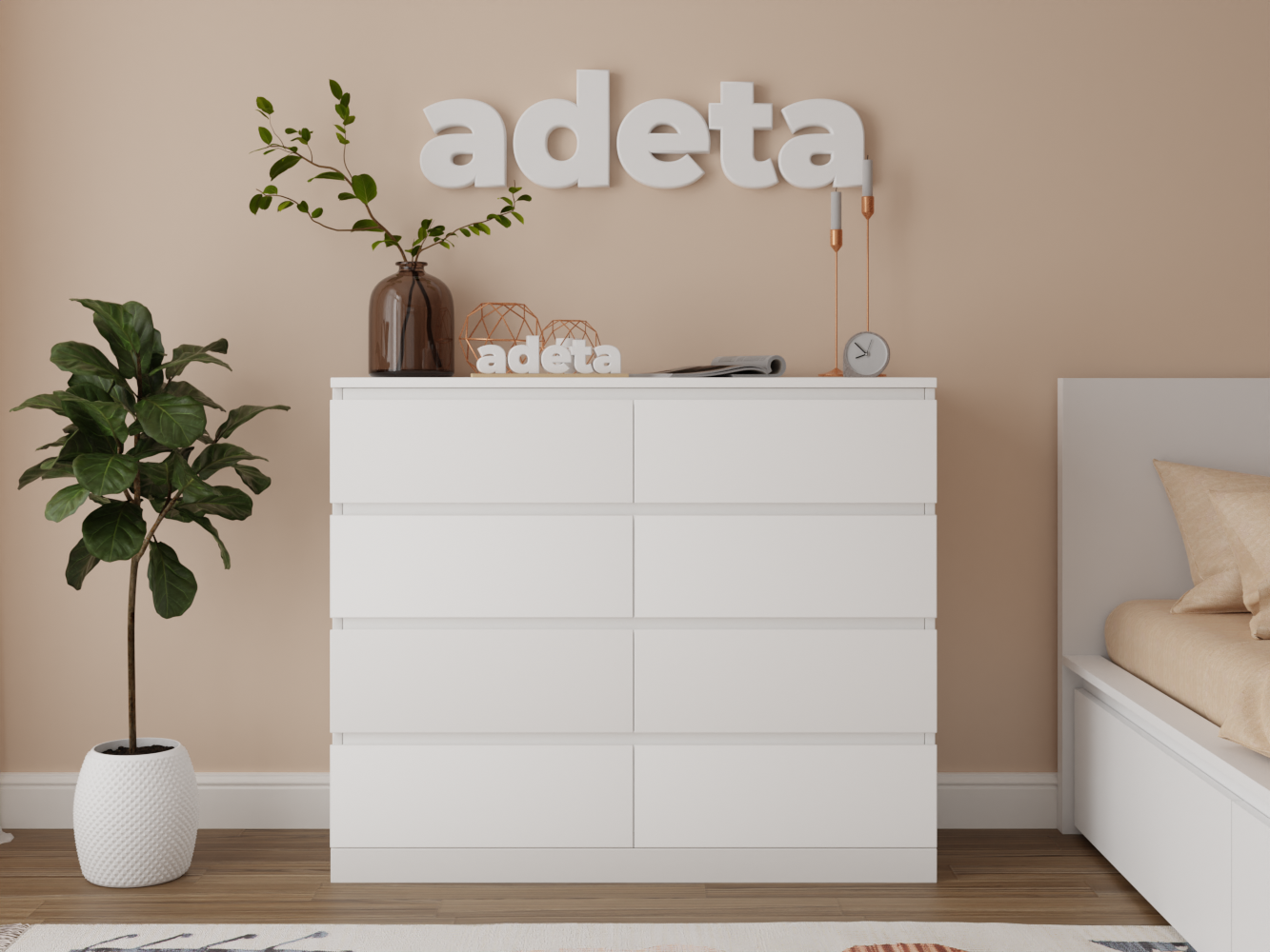 Комод Мальм 13 white ИКЕА (IKEA) изображение товара