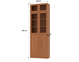 Изображение товара Книжный шкаф Билли 352 walnut guarneri ИКЕА (IKEA) на сайте adeta.ru